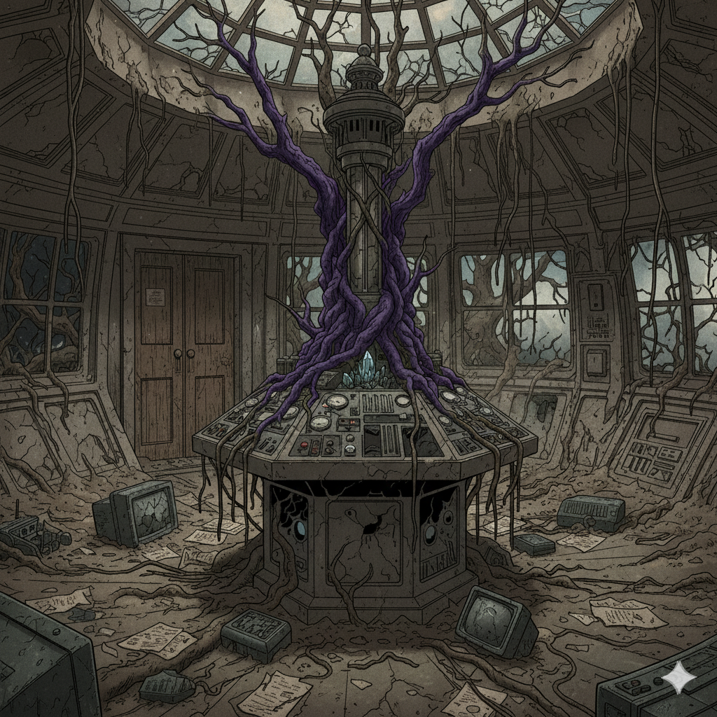 Ilustración del interior de la TARDIS